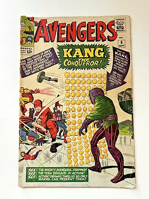 Buy Avengers 8 1964 Silver Age 1st Appearance Of Kang Low Grade Solid Copy • 179.89£