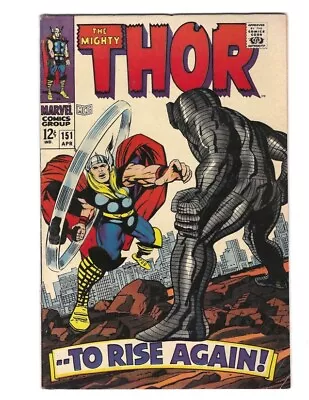 Buy Thor #151 Marvel 1968 VF/VF- Or Better Destroyer!  Jack Kirby Combine Shipping • 39.71£