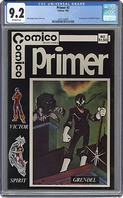 Buy Primer #2 CGC 9.2 1982 4205724009 1st App. Grendel • 1,426.01£