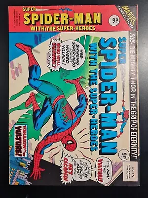 Buy Super Spider-man With The Super-heroes #177 Marvel Uk Weekly 1976 X-men • 4.95£