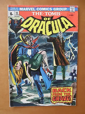 Buy Tomb Of Dracula #16, Cameo Appearance Of Dr. Sun, Marvel • 7.96£