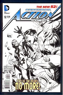 Buy ACTION COMICS # 12 (Grant Morrison, 1:100 SKETCH VARIANT COVER, OCT 2012) NM- • 24.95£