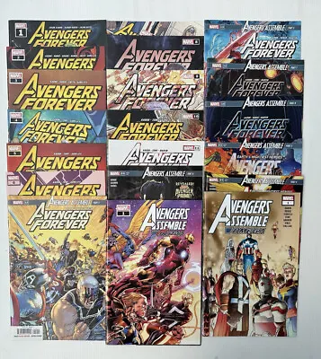 Buy AVENGERS FOREVER 1-15, Alpha + Omega +Avengers 63-66 Complete Set 2022 -21 Total • 75£