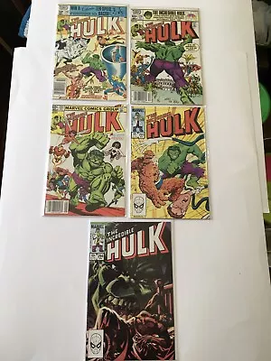 Buy Incredible Hulk Comic Lot Of 5 265,278,283,293,294 • 79.05£