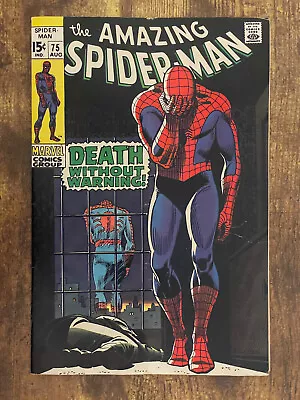 Buy Amazing Spider-Man #75 - BEAUTIFUL - Marvel Comics 1969 • 9.93£