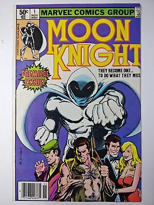 Buy Moon Knight 1 Marvel Comics 1980 Newsstand Variant 1st App Bushman And Khonshu • 31.94£