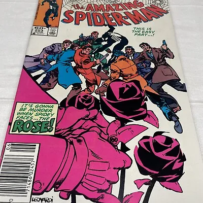 Buy Amazing Spider-Man #253 NEWSSTAND (1984) Leonardi Rose Cover Falco High Grade • 15.90£