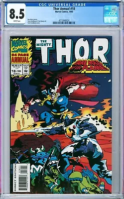 Buy Thor Annual #18 1992 Marvel CGC 8.5 1st (Female) Loki, & Hrinmeer The Flame • 39.98£