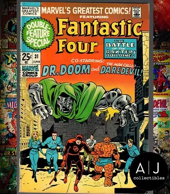 Buy Marvel's Greatest Comics Fantastic Four #31 Doctor Doom FN+ 6.5 • 10.21£