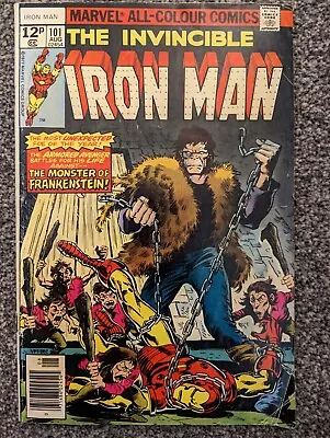 Buy Iron Man 101. Marvel 1977. 1st App Dreadknight, Mandarin, Frankenstein's Monster • 5.99£
