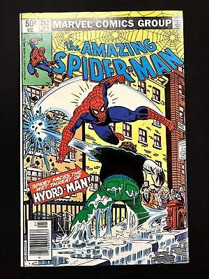 Buy Amazing Spider-Man #212 (1st Series) Marvel Comics Jan 1981 1st Appear Hydro-Man • 23.99£