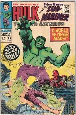 Buy Tales To Astonish Comic Book #95 Marvel Comics 1967 FINE • 14.29£