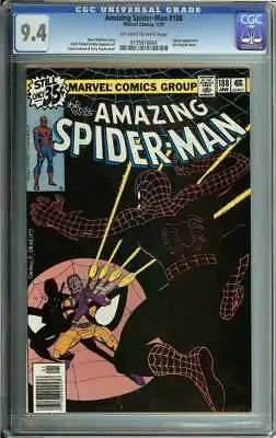 Buy Amazing Spider-man #188 Cgc 9.4 Ow/wh Pages // Jigsaw Appearance Marvel 1979 • 86.97£