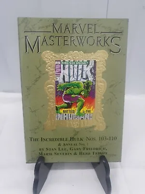 Buy Marvel Masterworks Vol 78, The Incredible Hulk Nos.103-110 & Annual 1 *Ltd (MM4) • 60£