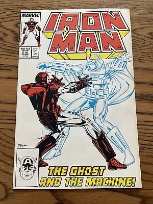 Buy IRON MAN #219 (Marvel  1987) Key 1st App Ghost! Ant Man & Wasp Movie! FN • 12.25£