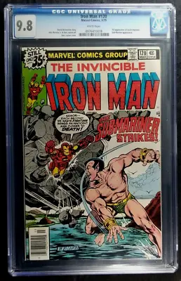 Buy Iron Man #120 CGC 9.8 1st App. Justine Hammer Vintage Marvel Comics 1979 • 320.24£