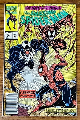 Buy AMAZING SPIDER-MAN #362 NEWSSTAND 2ND CARNAGE NM VENOM Marvel 1992 Comic Book • 26.38£