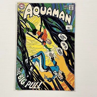 Buy Aquaman #51 1970 VG/FN Pence Stamp & Sticker Neal Adams Art • 24£