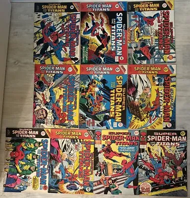 Buy Spider-man & Titans Comics Weekly 221 222 223 224 - 230 Vintage Marvel UK 1977 • 34.99£