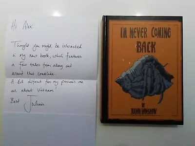 Buy I'm Never Coming Back - Julian Hanshaw - 2012 Hand Written Note From The Author • 45£