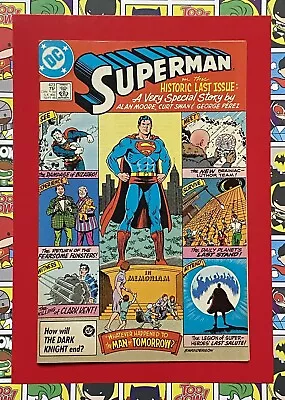 Buy Superman #423 - Sept 1986 - Alan Moore, Final Story - Fn/vfn (7.0) Cents Copy! • 16.99£
