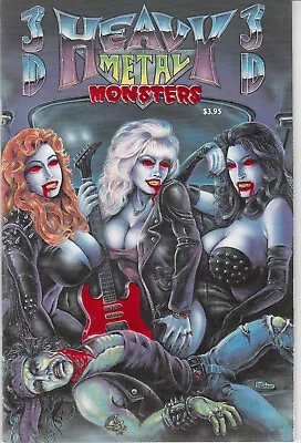 Buy (3-D) Heavy Metal Monsters # 2 (of 3) (with Glasses)(3-D Zone, USA, 1993) • 20.59£