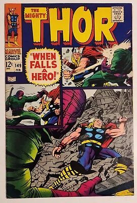 Buy Thor #149 (1968, Marvel) VF Stan Lee Jack Kirby Origin Of Black Bolt Inhumans • 23.98£