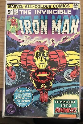 Buy Iron Man 80 Marvel Comics 1975 Classic Jack Kirby Cover • 10£