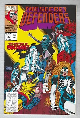 Buy Marvel Comics The Secret Defenders #3  May1993 The Mystery Of Macabre • 1.57£