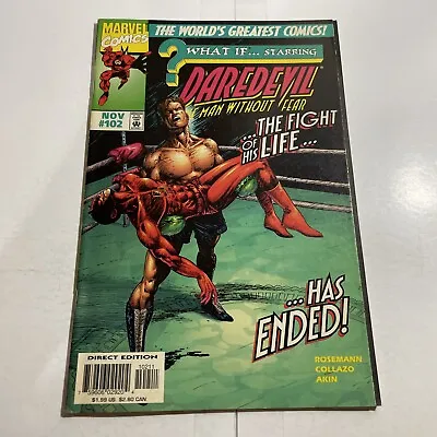 Buy What If..102 Daredevil The Fight Of His Life Has Ended Will Combine Shipping • 3.17£