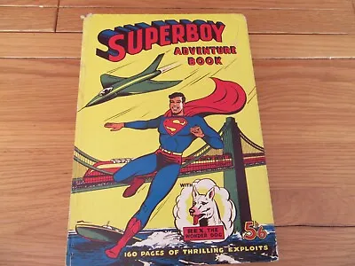 Buy Vintage Superboy & Rex The Wonder Dog Adventure Book  1957-8 (Atlas UK) • 22£