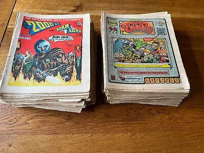 Buy 100 X 2000 AD Comics (1979-1982) Classic Writers & Artists, Mostly VG • 60£