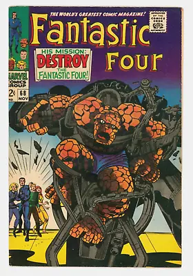 Buy Fantastic Four #68 VFN- 7.5 The Thing Goes Wild • 49£