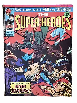 Buy Marvel Comics The Super-Heroes No. 41 Dec 13 1975 : Enter: Scarecrow Art • 3.99£