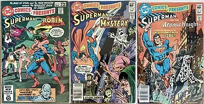 Buy Dc Comics Presents #31 53 57, Superman, Dc 3 Comic Bundle, 1981-3, Good, Bagged • 16.99£