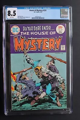 Buy House Of Mystery #231 WEREWOLF BERNIE WRIGHTSON 1975 Vampires DC Horror CGC 8.5 • 119.13£