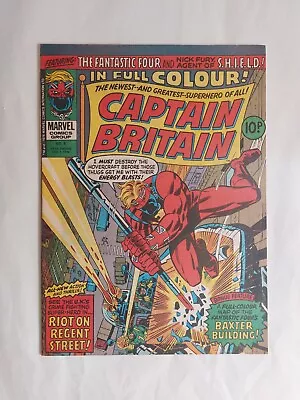 Buy Captain Britain #8 - Marvel Comics - 1976 - British 1st App Betsy Braddock.  • 325£