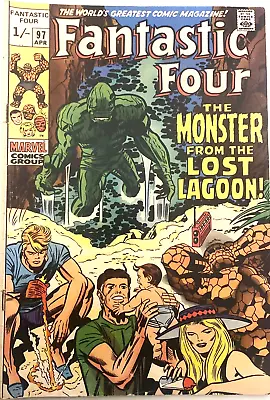 Buy Fantastic Four. # 97. Bronze Age 1970. Jack Kirby-cover.  Stan Lee.  Fn 6.0 • 22.99£