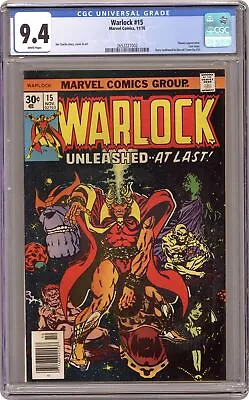 Buy Warlock #15 CGC 9.4 1976 2652227002 • 206.63£