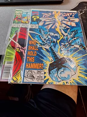 Buy Marvel Comics Mighty Thor Issue 457, 458, 459 VF/NM KEY 1st Thunderstrike /4-245 • 12.83£