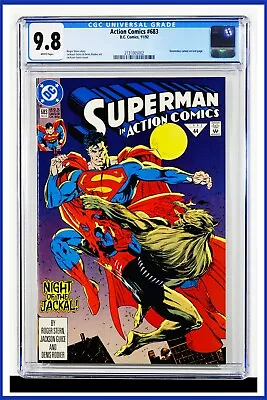 Buy Action Comics #683 CGC 9.8 1992 First Doomsday Appearance Death Of Superman  • 867.27£