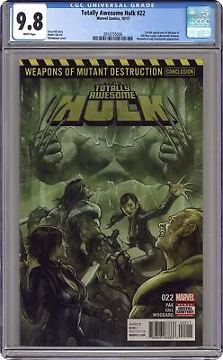 Buy Totally Awesome Hulk #22A 1st Printing CGC 9.8 2017 2016755006 • 175.82£