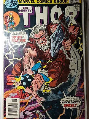 Buy THOR #248 (VG/F) 1976 Cover Featuring Thor Vs A Storm Giant! BRONZE AGE MARVEL • 7.75£
