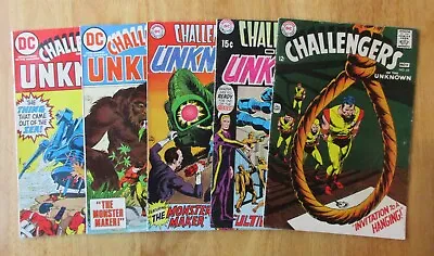Buy Lot Of *5* CHALLENGERS OF THE UNKNOWN: ≈ #64-80 **3 Kirby! + Wood & Kubert!** • 21.30£