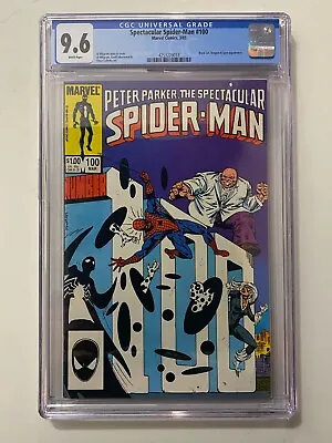 Buy Spectacular Spider-Man Peter Parker #100 Mar 1985 CGC 9.6 Marvel Comics Kingpin • 91.94£