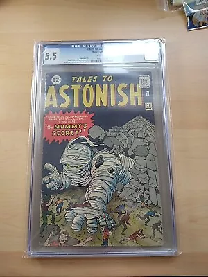 Buy Tales To Astonish #31 (marvel 1962) Cgc 5.5  White Pages! Jack Kirby • 180.79£