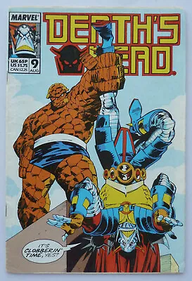 Buy Death's Head #9 - Fantastic Four Crossover - Marvel Comics August 1989 GD/VG 3.0 • 8.99£