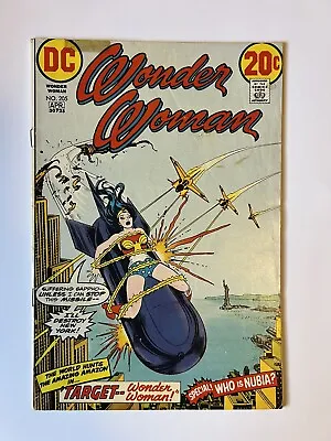 Buy Wonder Woman #205 2nd Appearance & Origin Of Nubia DC Comics 1973 • 75.08£