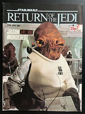 Buy Star Wars Weekly Return Of The Jedi No.29  Marvel Comic. • 1.75£