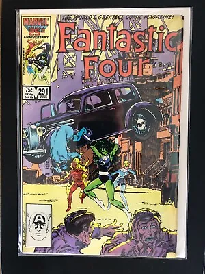 Buy Fantastic Four 291 Marvel Comics 1986. Action Comics 1 Homage Cover • 8£